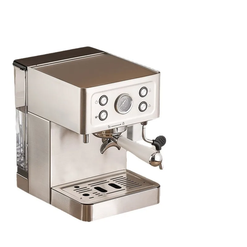 Household coffee machine, Italian semi-automatic, steam coffee machine, milk foam integrated