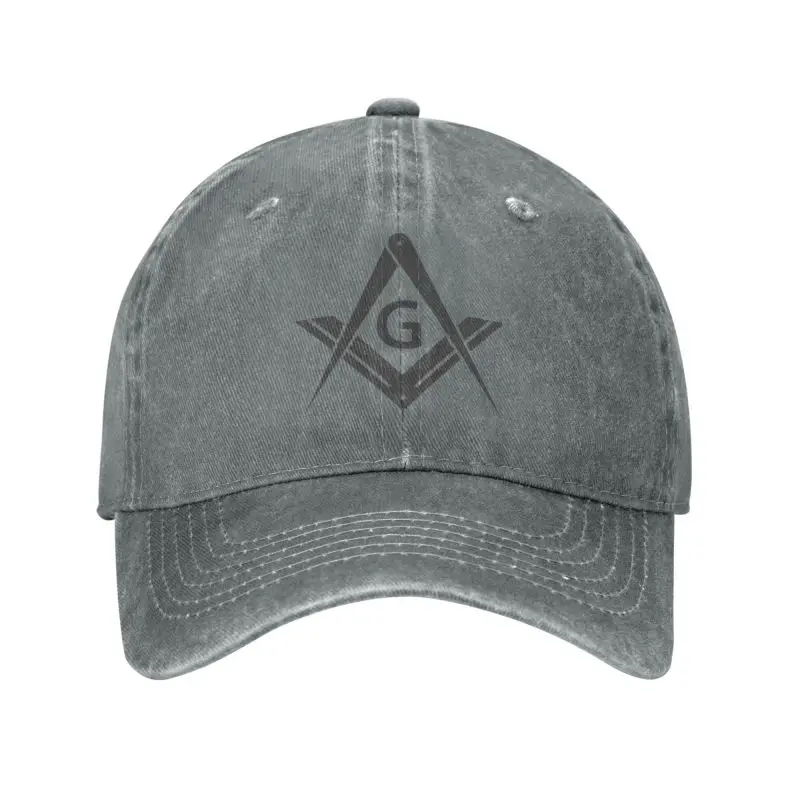 Fashion Cotton Freemason Logo Baseball Cap Women Men Custom Adjustable Unisex Masonic Mason Freemasonry Dad Hat Hip Hop