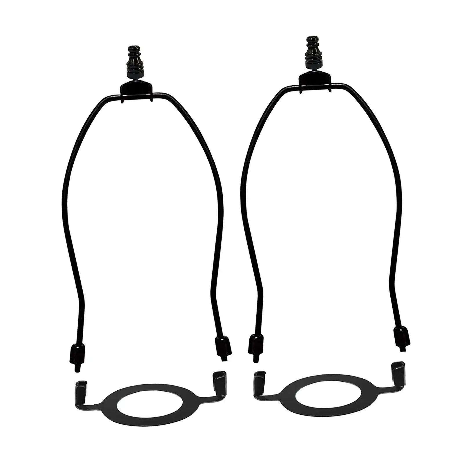 Oval Lamp Shade Harp Metal Fitting Bracket Kit Adjustable Holder for Table Lamp Night Stand Floor Lamp Accessories