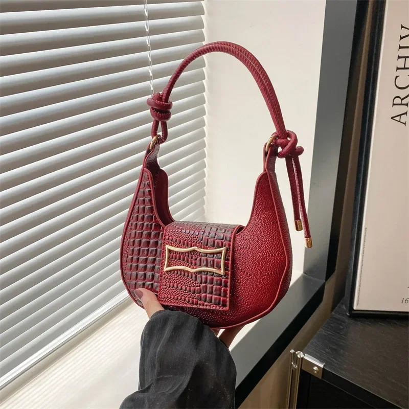 Sac messager à bandoulière motif crocodile, sac à main haut de gamme, léger, luxe, employé de bureau, tous les jours