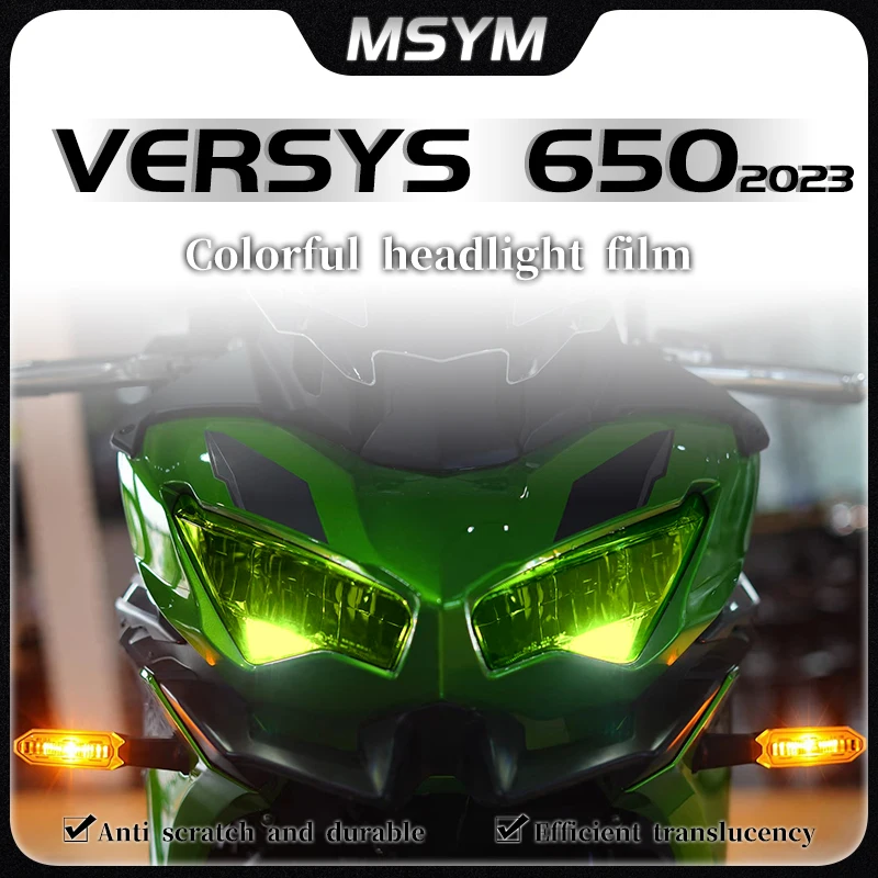 

For Kawasaki VERSYS650 versys 650 2023 Headlights taillights instrument panels transparent protective stickers accessories