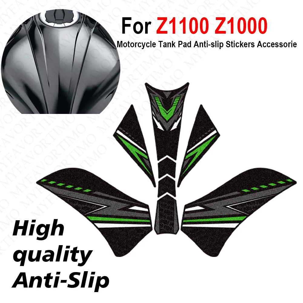 Motorcycle Tank Pad Knee Grip Gas Fuel Oil Protection Anti-slip Stickers Decals Accessories For Z1100 Z1000 Z 1100 1000