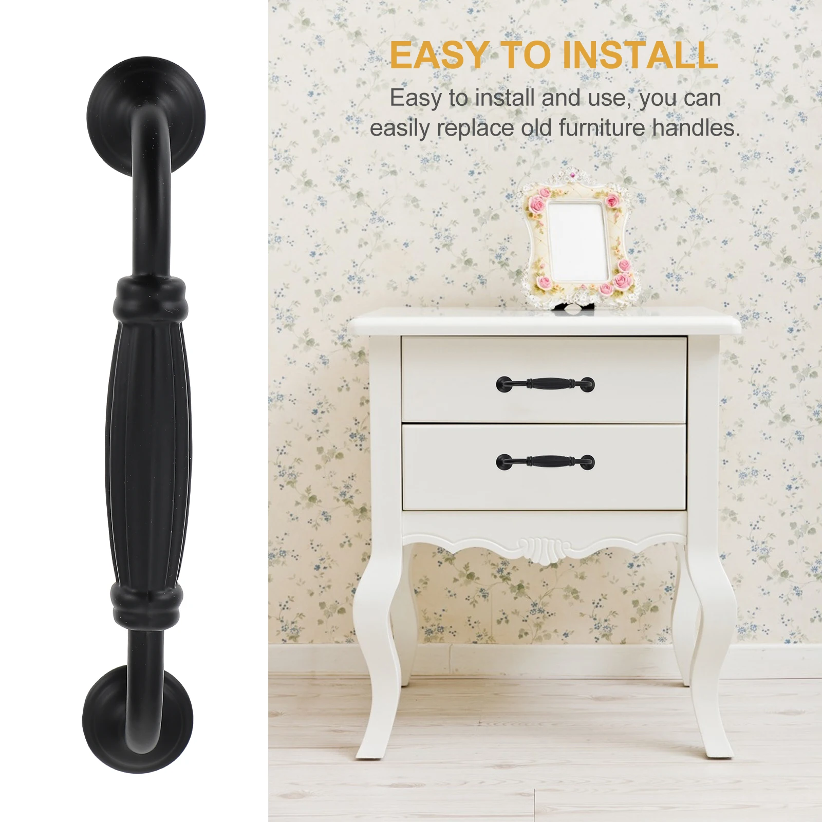 

6Pcs Furniture Handles Modern Simple Design Cabinet Pulls for Drawer Door Wardrobe Cupboard Bathroom Kitchen Decoration