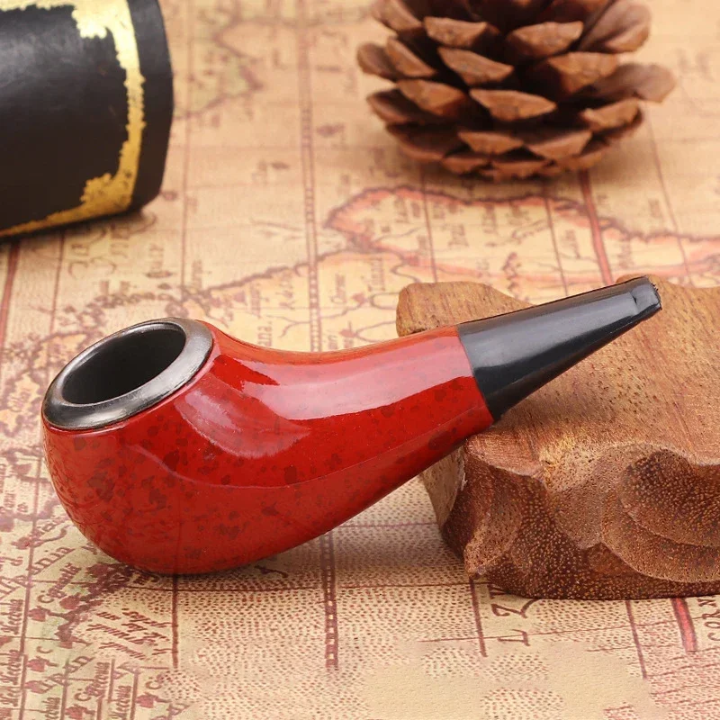 Chicken Leg Shape Short Pipes Chimney Smoking Pipe Mouthpiece Herb Tobacco Pipe Cigar Narguile Grinder Smoke Cigarette Holder