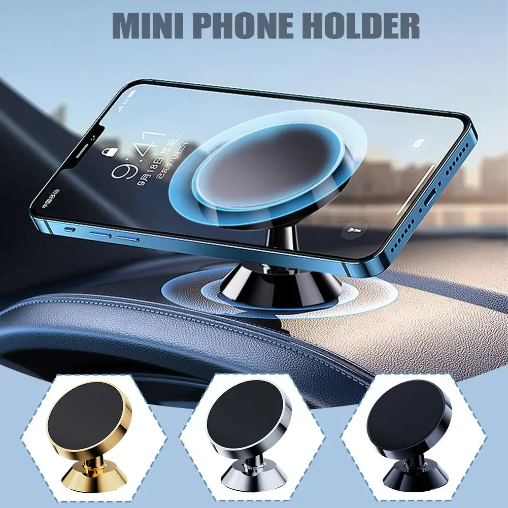 Magnetic Car Phone Universal Magnetic Suction Phone Holder 360° Convenient Rotating Air Outlet Holder Suitable For X O1b9