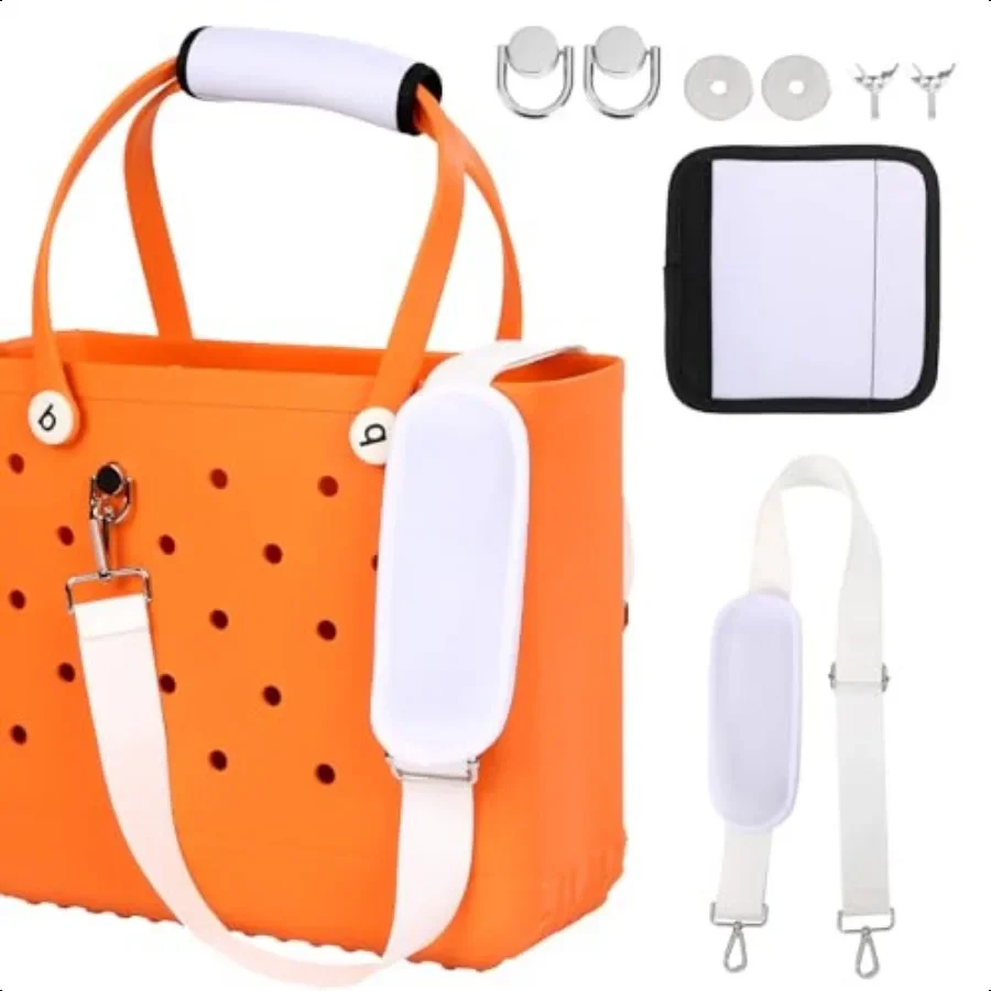 

Strap Wrap for Bogg Bag Accories Adjustable Crossbody Shoulder Long Straps for Beach Rubber Tote Bogg Bag