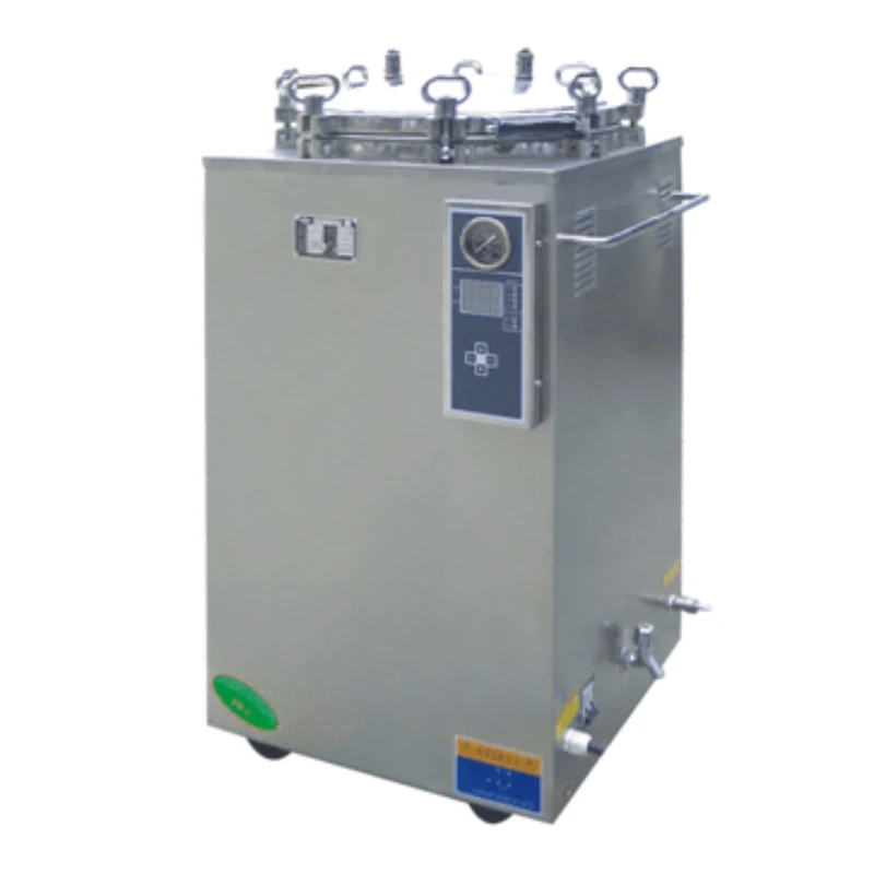 Vertical pressure steam sterilizer