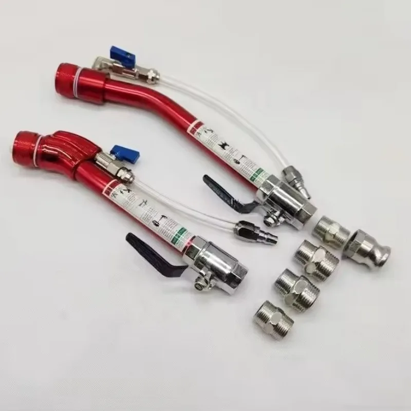 Multifunctional Bent‑Long‑Pole Spray Gun, Putty & Real‑Stone Paint Sprayer for Wall Coating Construction Work