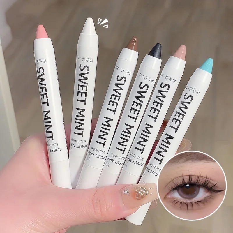 Silk Eyeliner Pencil Sleeps Pearl Silky Shiny Longlasting Waterproof Shimmer Eyeshadow Pen Cosmetics