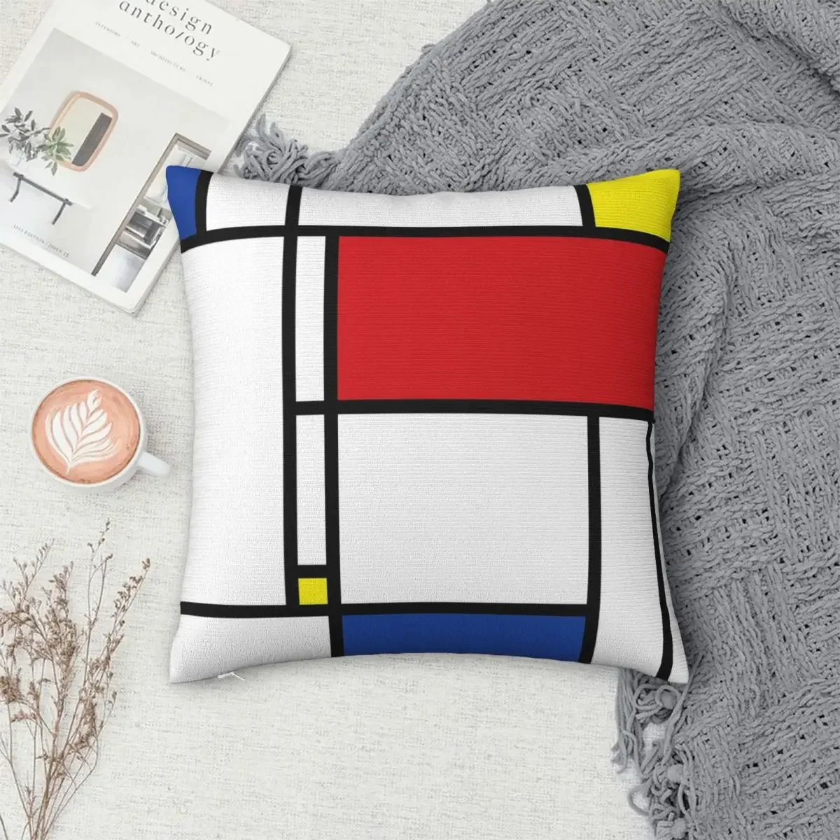 

Mondrian Minimalist Pillowcase Polyester Pillows Cover Cushion Comfort Throw Pillow Sofa Decorative Cushions Used for Home Sofa