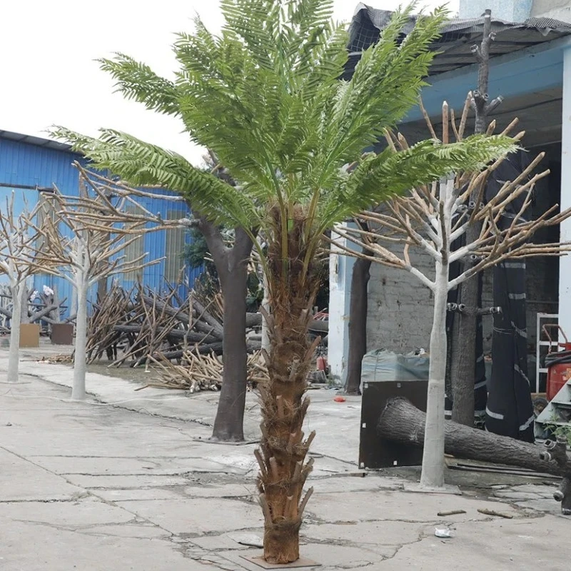 

Simulated spinach tree fake plant landscaping, outdoor landscaping
