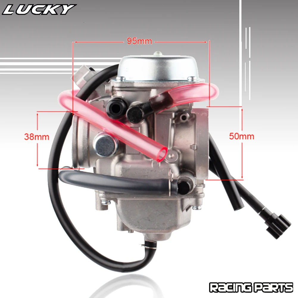 CVK 32mm Motorcycle Carburetor For Keihin CVK32 Carb  For Arctic Cat 250 2002-2005 300 2001-2005 2X4 4X4 DVX ATV Quad Pit Bike