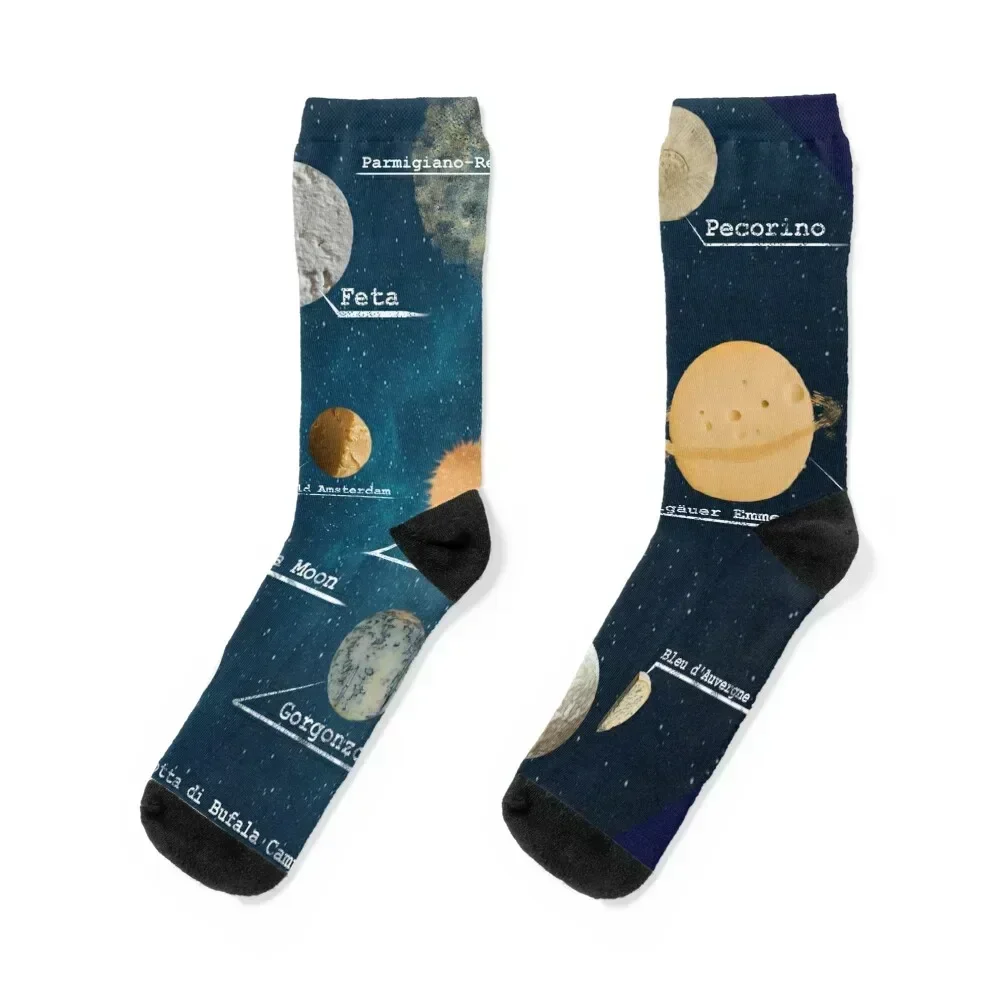 

Cheese Galaxy Socks Children's colored winter thermal cute Men's Socks Women's