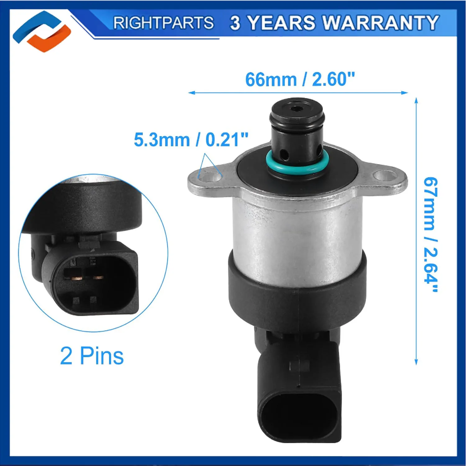 

0928400498 FUEL PUMP PRESSURE REGULATOR CONTROL VALVE for BMW 1 3 5 SERIES 2.0 2.5 3.0 D XD