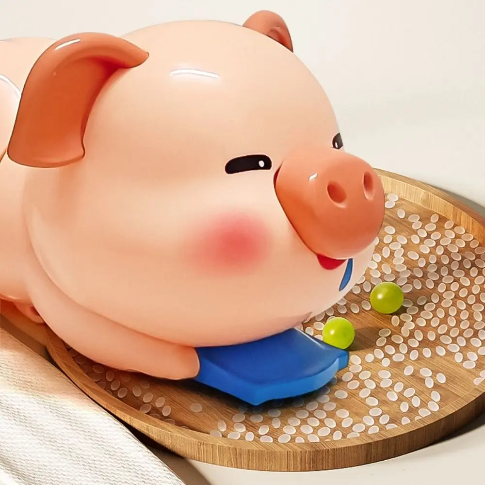 Interactive Cartoon Pig Clockwork Toys Collection Statue Animal Dog Wind-up Toy Q-style Funny Clockwork Model Baby/Toddlers