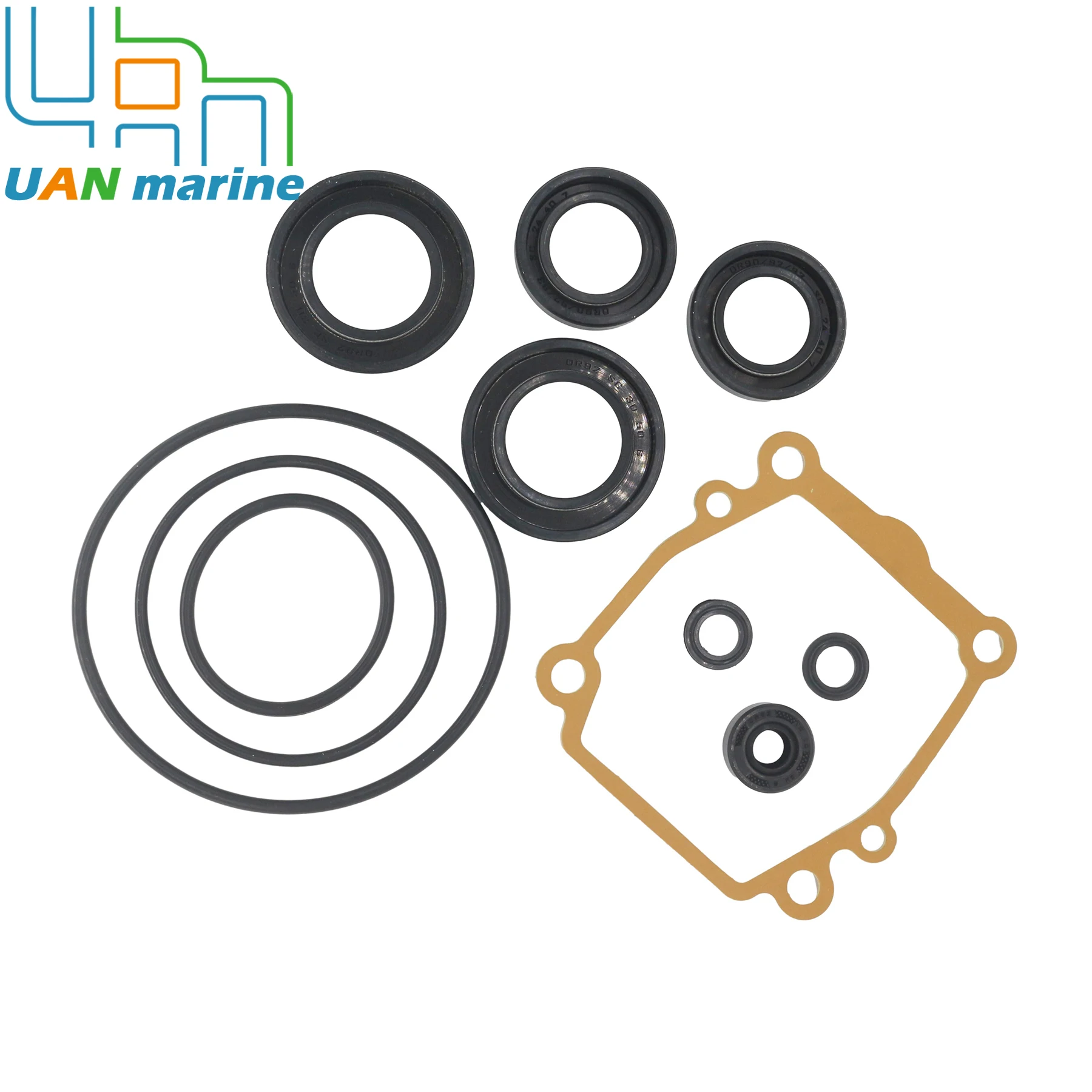 

25700-92J00 Комплект уплотнений нижнего блока, совместимый с 4-тактным подвесным двигателем Suzuki Johnson DF 100 115 140 HP, замена 5033922