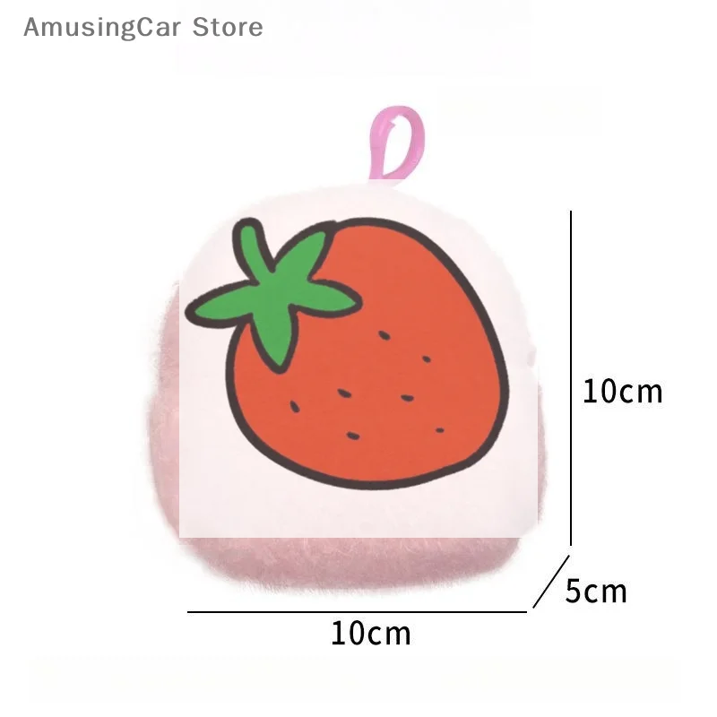 1 peça encantadora mochila em forma de bolsa de armazenamento mini moeda bolsa de pelúcia conveniente chaveiro chave titular do dinheiro pingente