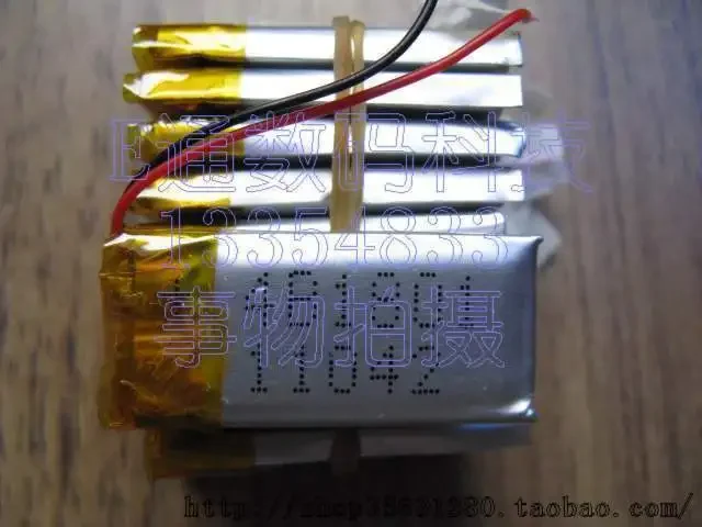 بطارية MP3 بطارية سماعة بلوتوث 041430401430   سميكة 4 واسعة 14 طويلة 30 ملم