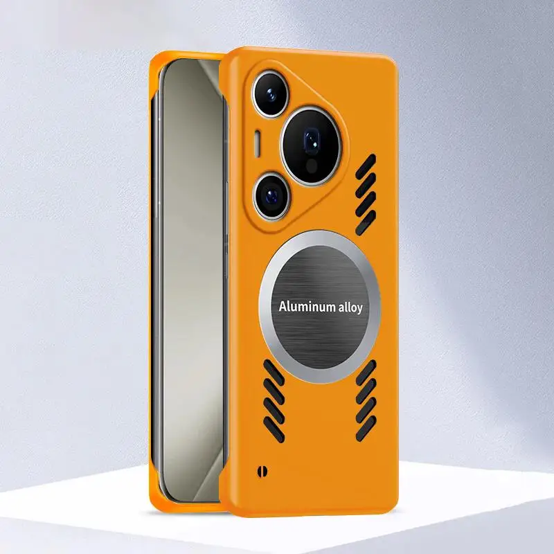 Graphene Wärmeableitung Magnetische Handyhülle für Huawei P40 P50 60 Pura 70 80 Ultra Nova 14 13 12 11 10 9 Pro Rahmenlose Abdeckung