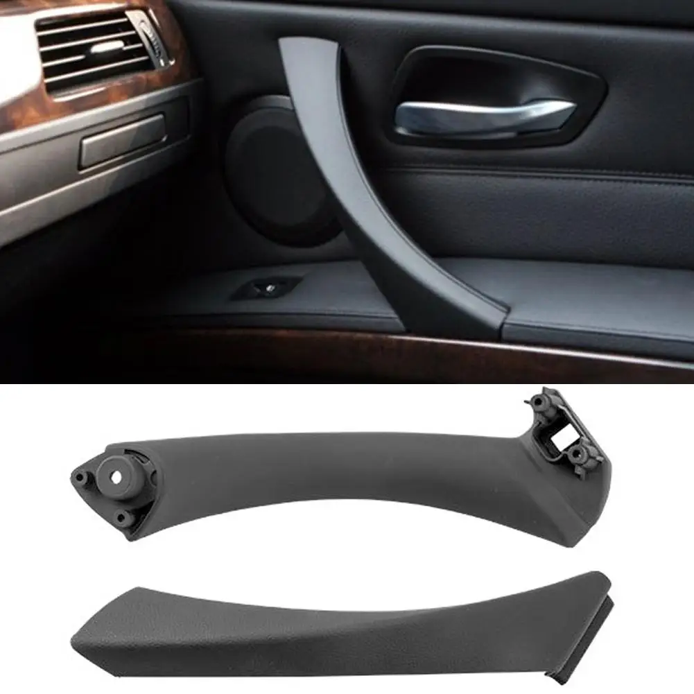 Car Door Inner Handle Auto Interior Door Panel Handrail Grip Decorative Cover Accessories Inside Bracket For BMW 3 Series