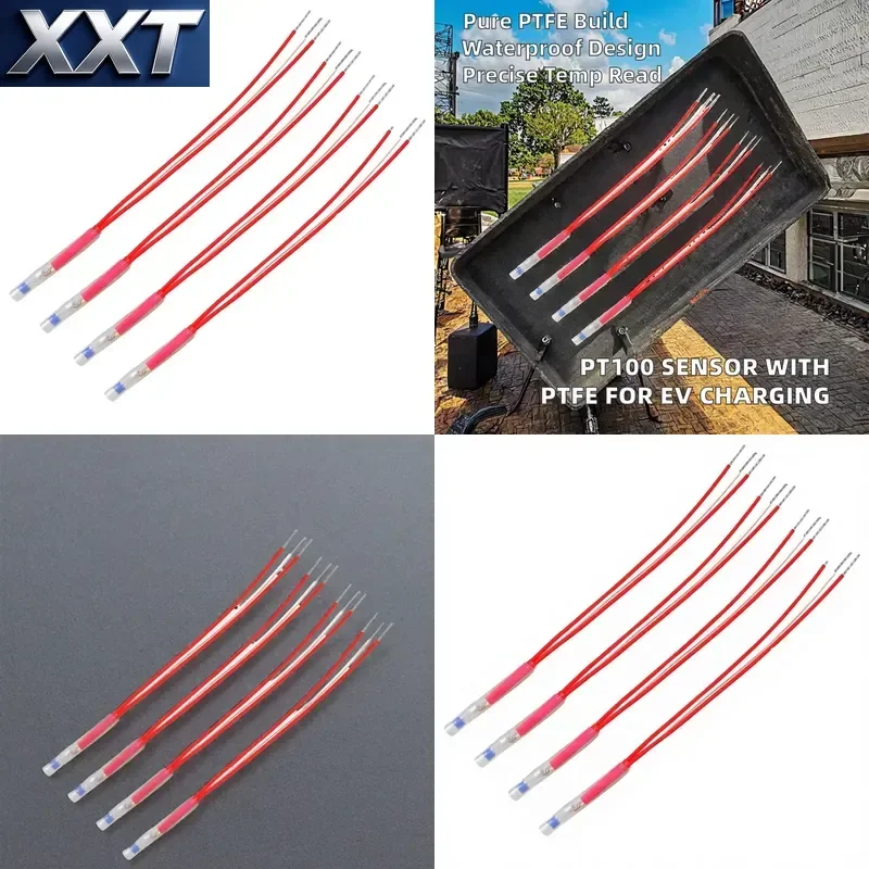 XXT Charging of New Energy Vehicle Motor Battery Pack PTFE Encapsulation 30mmTemperature Sensor Pt100 Probe