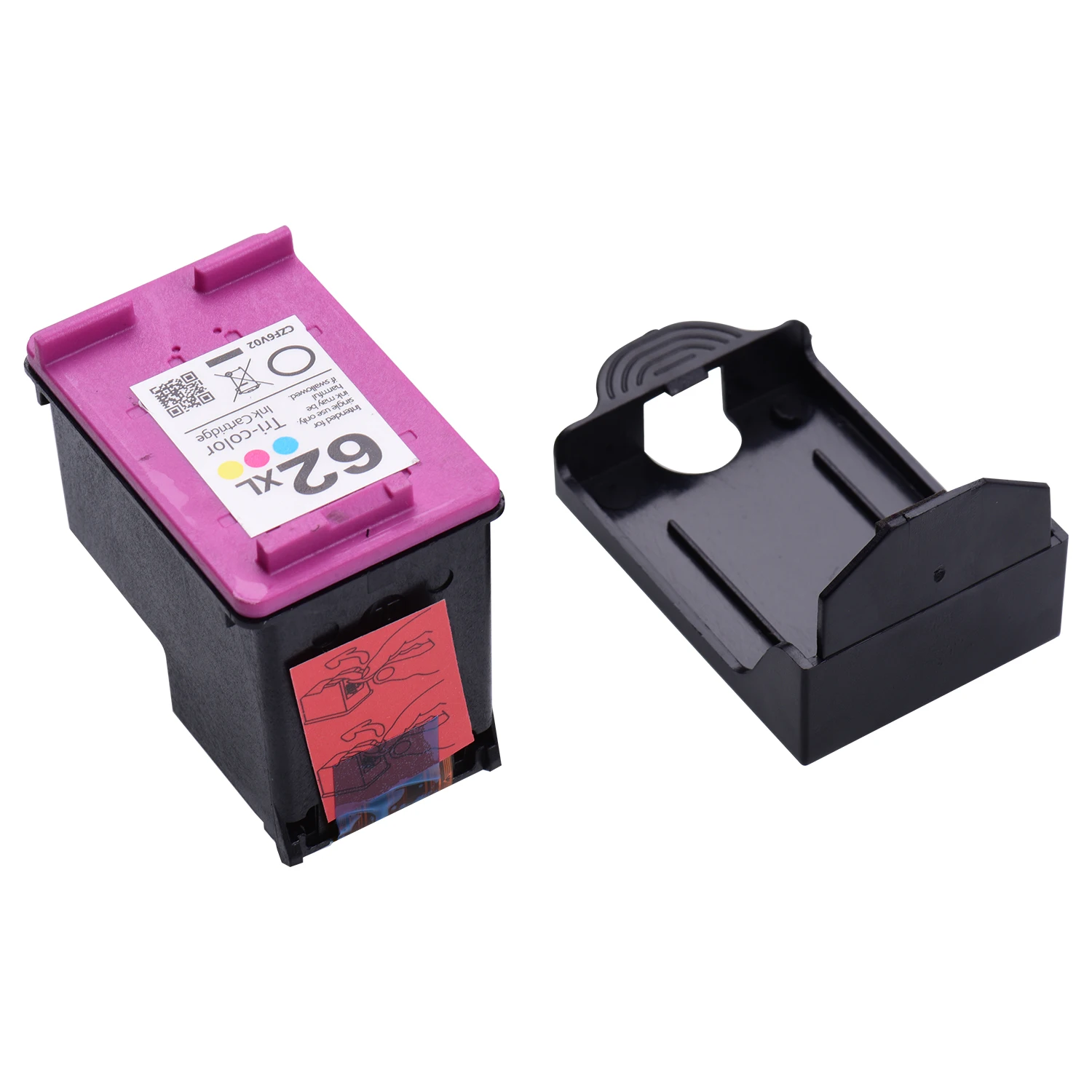 Edible Food Ink,Tri-color,Black Compatible Replacement Ink Cartridges for Mbrush Kongten Handheld Printcube Mini Color Printers