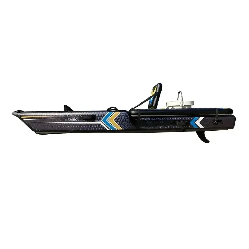3.80m pro Four Air Chamber Inflatable Kayak - Multi-Purpose Rowing Boat for 1 Or 2 Person Drop Stitch Manufacturer OEM ODM
