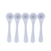 100Pcs 2g 4ml Plastic Measuring Spoon Long Handle Food Grade Reusable Spoons Milk Powder Spoon Kitchen Scoop H77049