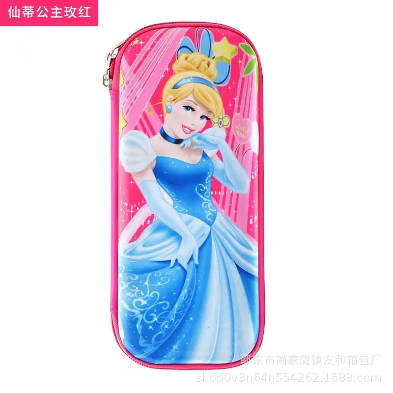 ديزني فروزن الإبداعية الكرتون الرسوم المتحركة فيلم طالب صندوق أدوات مكتب الأميرة سلسلة لطيف الأطفال سعة كبيرة حقيبة أقلام رصاص