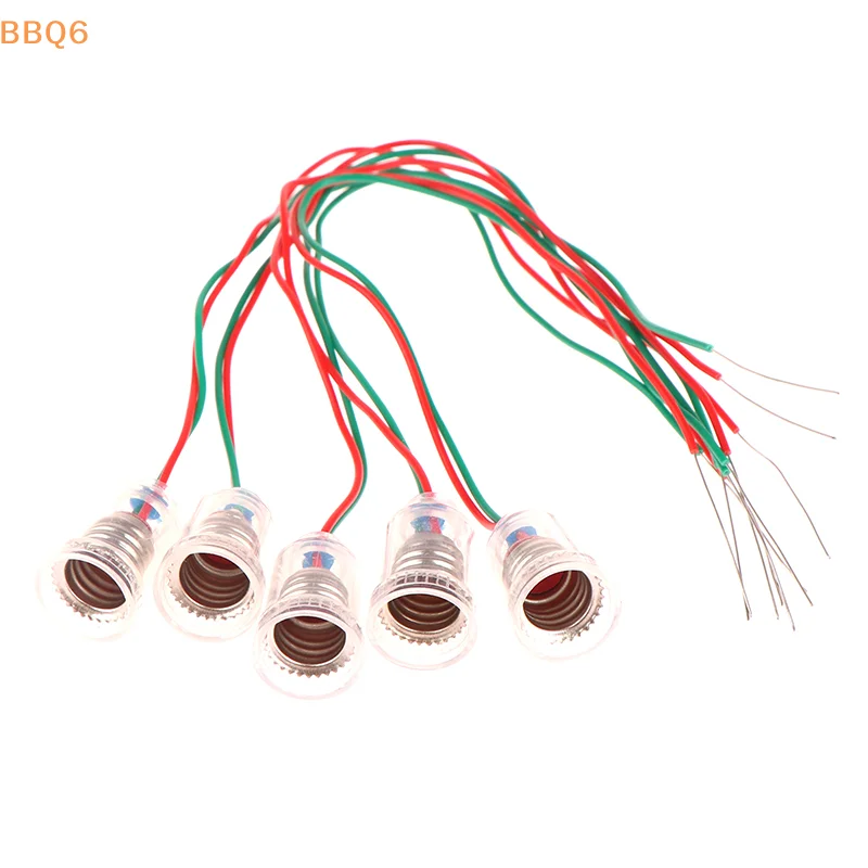 

5Pcs Universal E10 Lamp Holder Small with 20cm Wire Small Lampholder for Experiment Teaching Instrument Projects