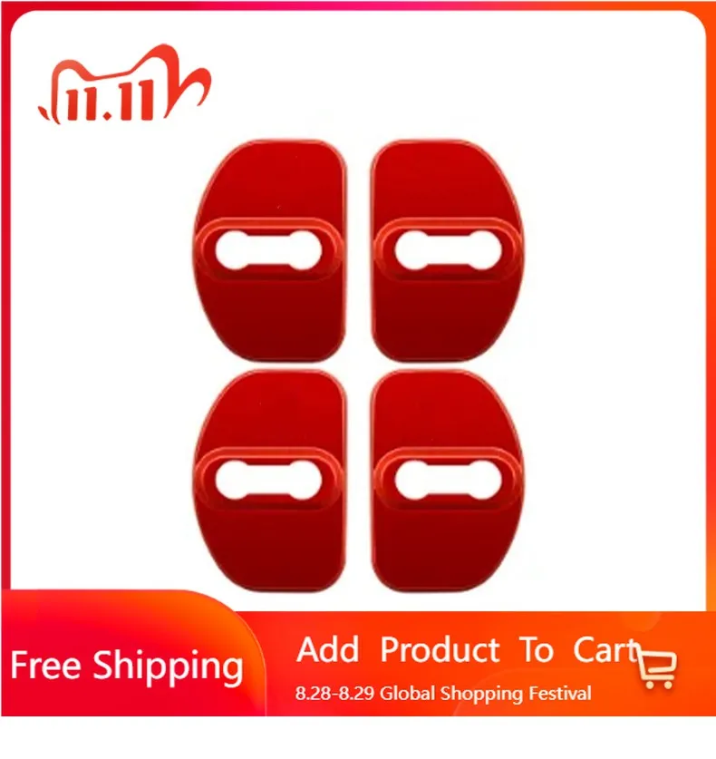 Interior Stickers car door lock buckle protection cover For Porsche Boxster Panamera Macan Cayenne 911 718 971 911 970 981 door