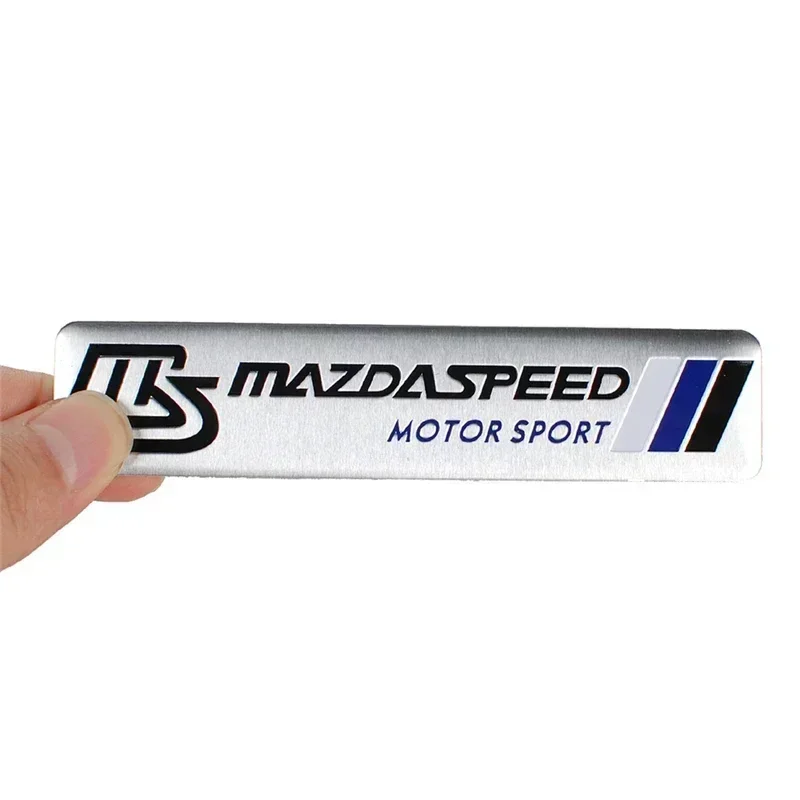 Aluminum Alloy Badge Decal for Mazda 2 3 6 323 626 RX8 RX7 MX3 CX3 CX5 Atenza Protege Axela Speed 6 Car Body Sticker Accessories