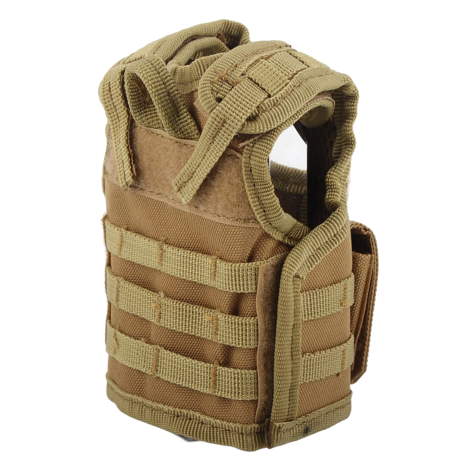 

Жилет для пивной бутылки, нейлоновый грязевой цвет, миниатюрный жилет для пива, консервированные напитки, украшения для бара, изоляционный рукав для напитков