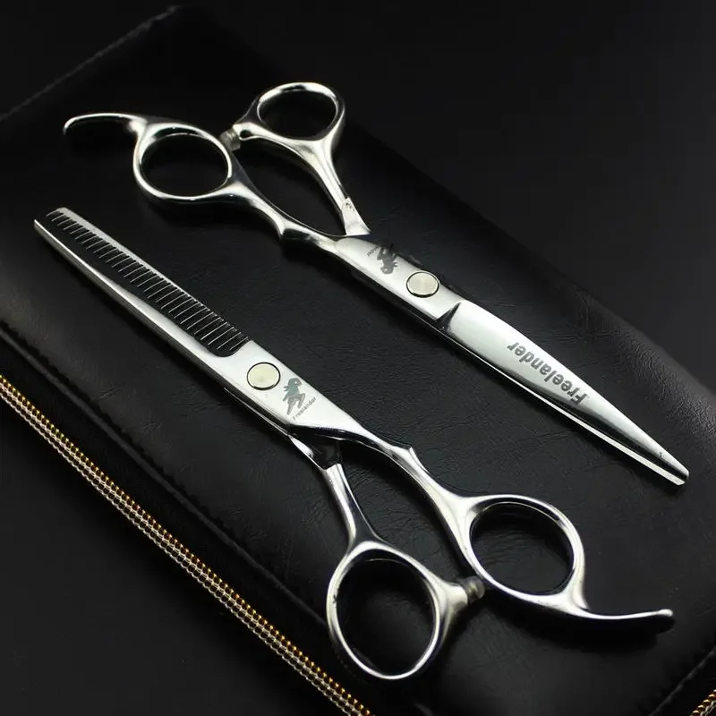 

Freelander 6 inch Hair Scissors Professional Hairdressing Scissors Barbershop Thinning Scissor Hairdresser Haircut Shears