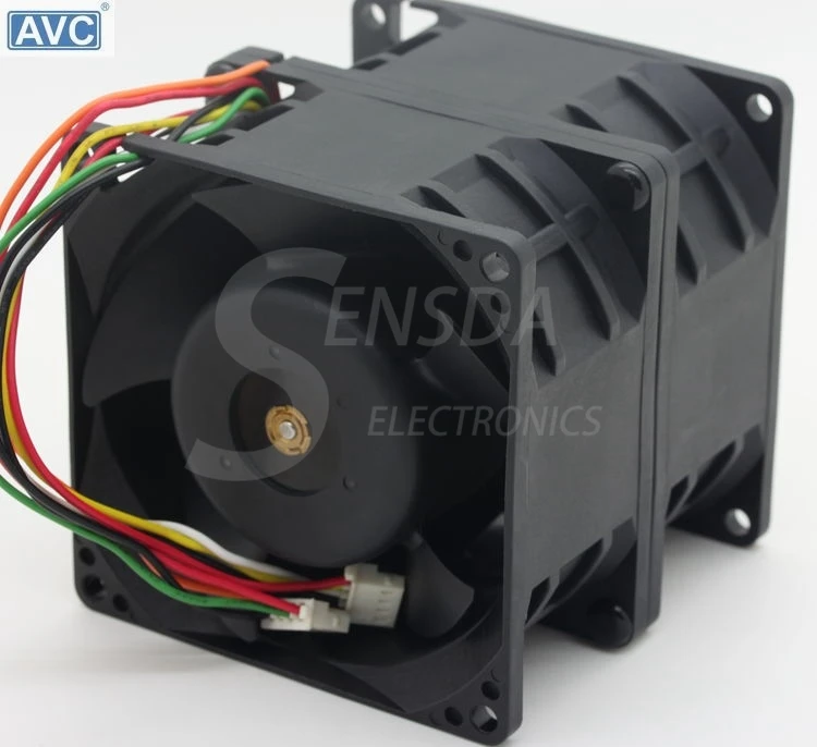 

original For AVC DFTA0880Y2U DC 12V 7.2A 80*80*80mm 8cm 8080 car booster violence powerful server cooling fans