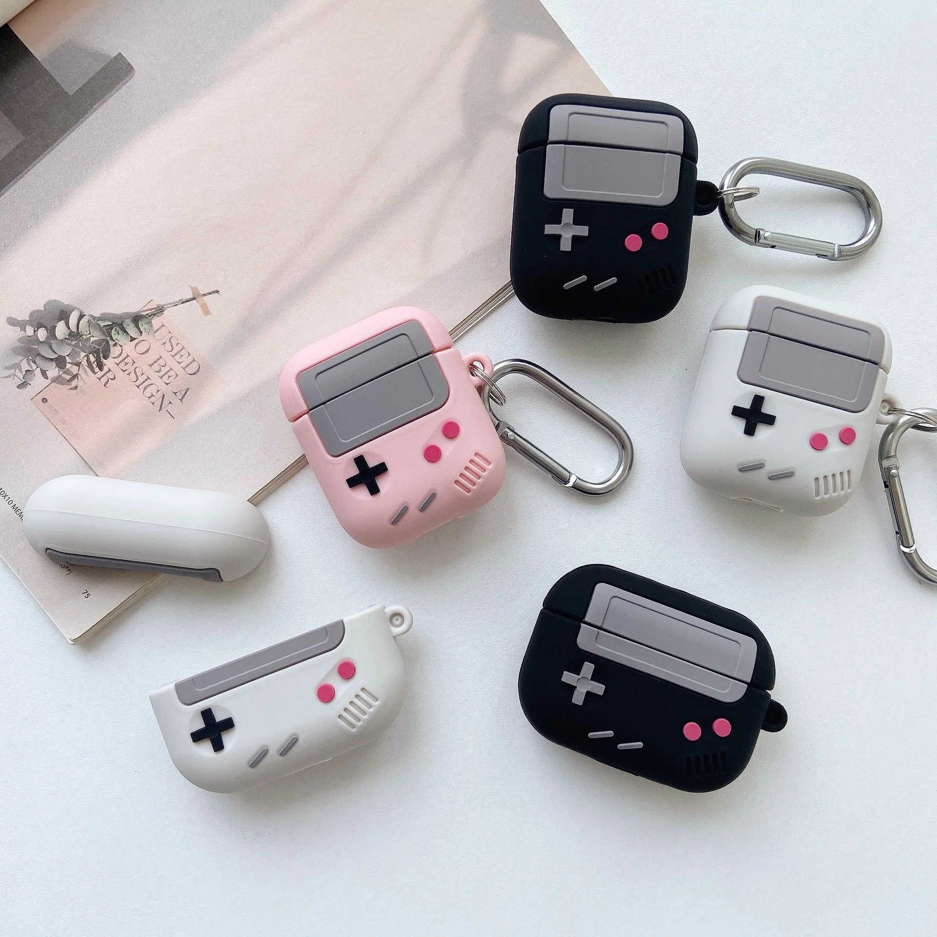 

Silicone protective cover game machine case for Airpods Pro2 Wireless Earphone Protection Cover