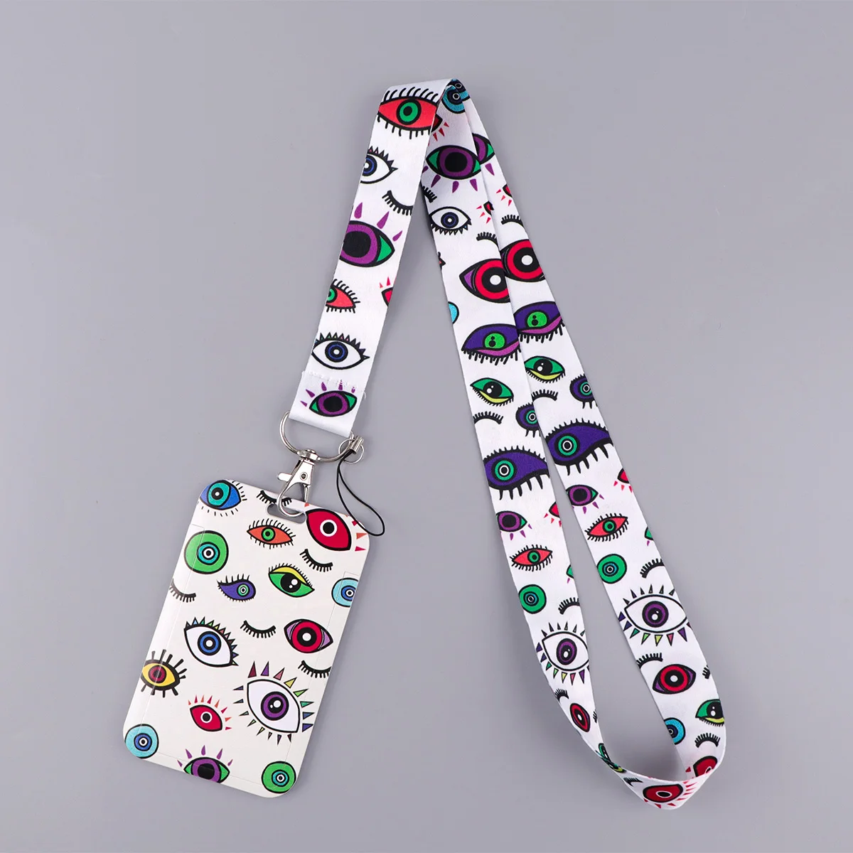 Smycze do identyfikatorów z motywem tęczowej duchowości gejowskiej, etui na karty dostępu, zawieszka na szyję w stylu vintage, brelok do kluczy, prezent na wizytówki