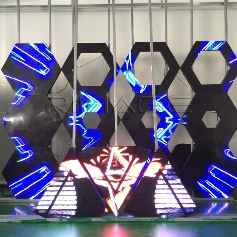 Indoor AVA LED DJ Booth Table Stage Background LED Panel Screen For Disco Night Club Bar Performance