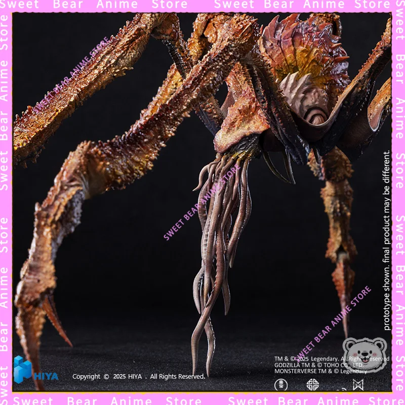 Em estoque hiya godzilla x kong o novo império hiper articulado scylla figura de ação anime modelo brinquedos boneca de mesa colecionáveis