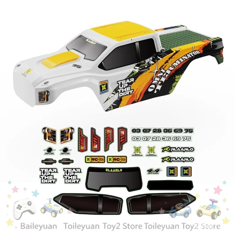 New LLL Rc Car Body Shell Painted Rc Truck Body For Omni Terminator Accessories With Decals For Off Road Remote Control Car