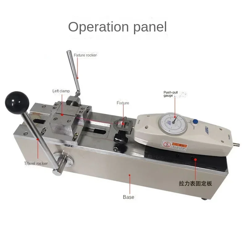 cross-borderHot salesHigh precision push-pull force meter horizontal test frame wire harness pull-out terminal pull-out force te