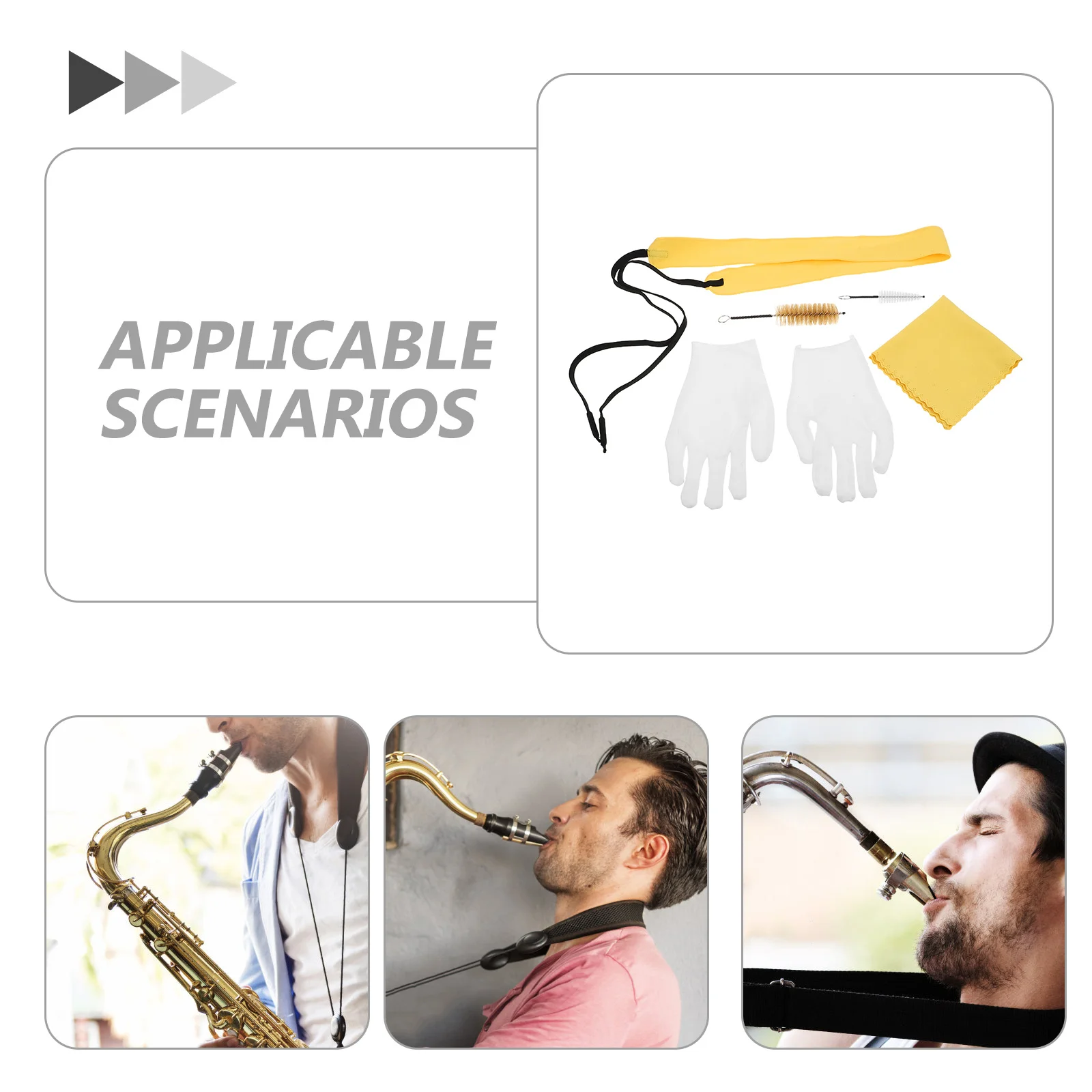 1 مجموعة أدوات تنظيف آلات النفخ الخشبية الساكسفون البوق الناي الكلارينيت صيانة المعبرة فرشاة تنظيف الملابس مسحة