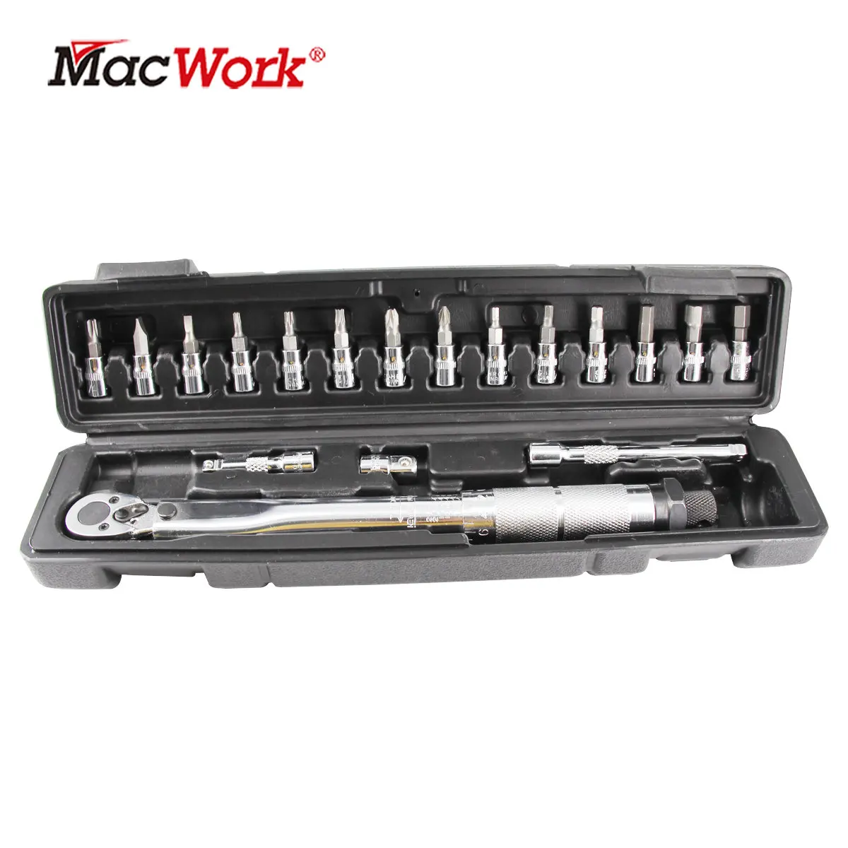 

1/4" Drive Preset Torque Wrench Set Bicycle Tool Kit High Precsion Ratchet Spanner 5-25NM