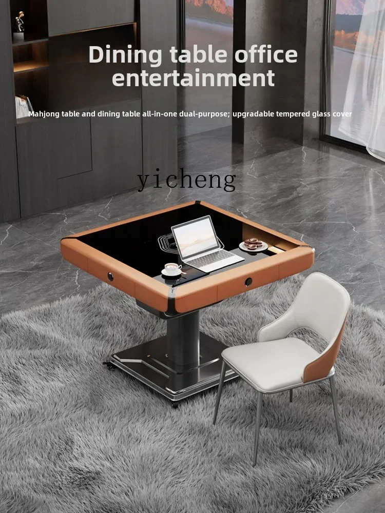 O3- rotary roller coaster folding mahjong machine automatic household mahjong table dining table