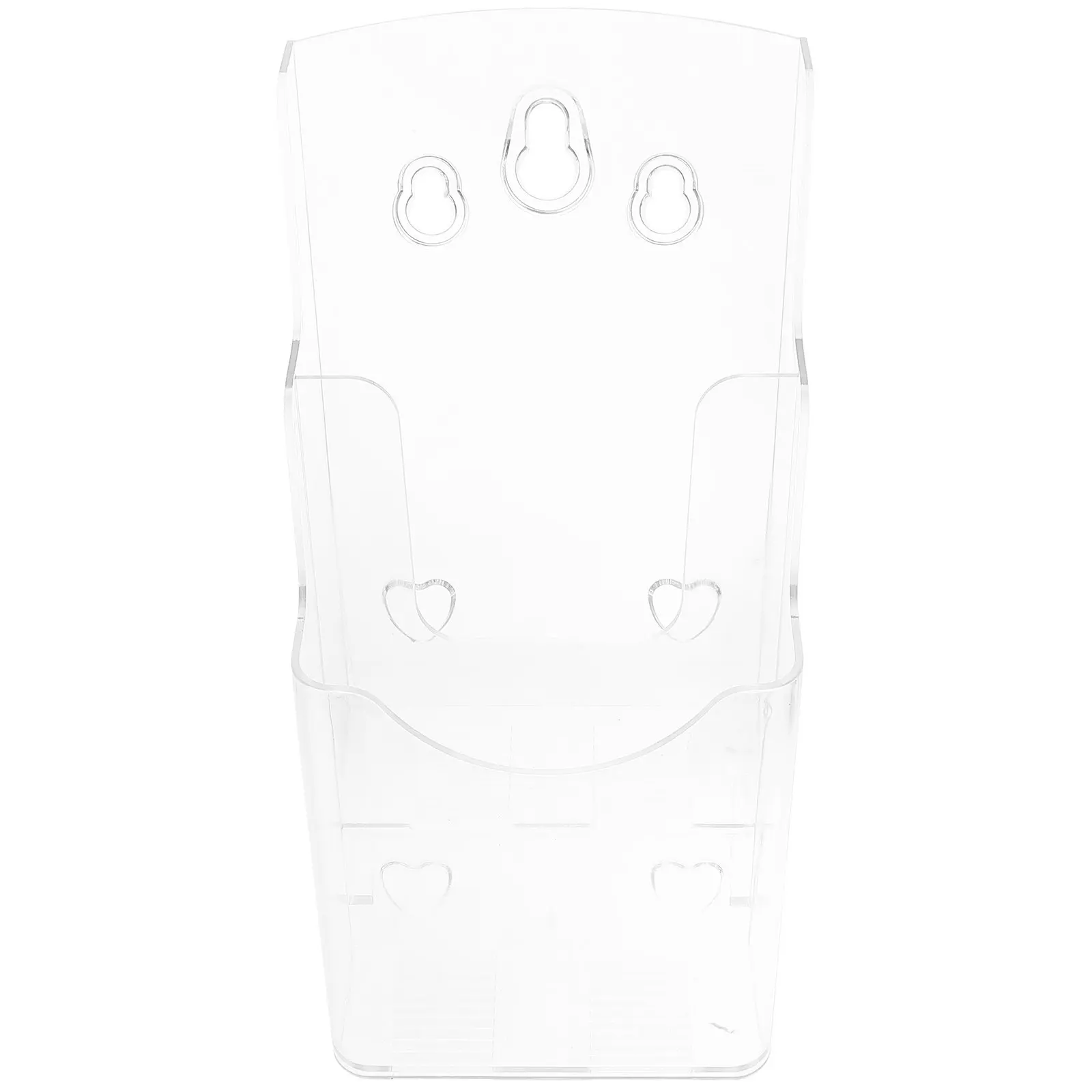 

Прочная акриловая настольная подставка для документов, журналов, брошюр, буклетов, блокнотов. Организованное хранение. Наклонная конструкция.