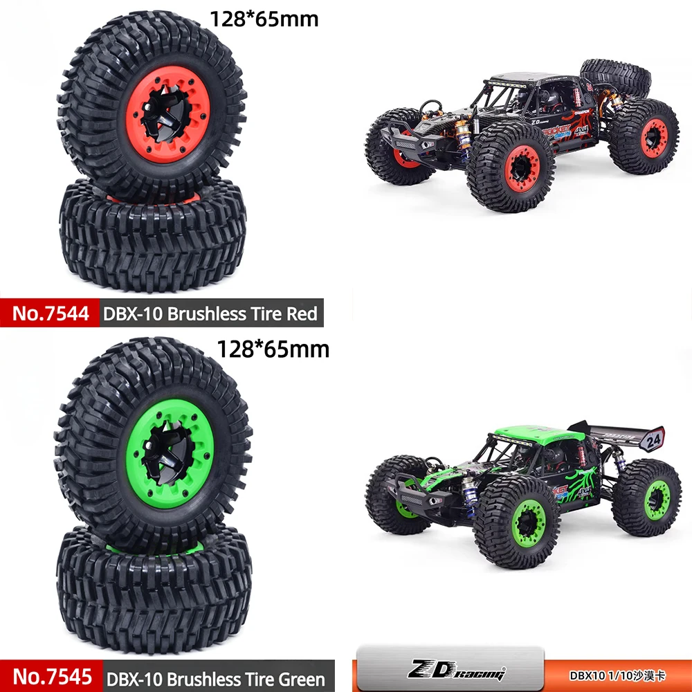 

ZD Racing DBX-10 1/10 RC Desert Off-road Parts бесщеточные шины 7544 7545