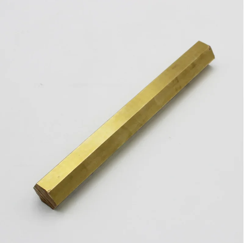 H59 Hexagonal Brass Rod Solid Hexagonal Bar size 4/5/6/8/9/10-65MM Knife Mosaic pins Mosaic rivet