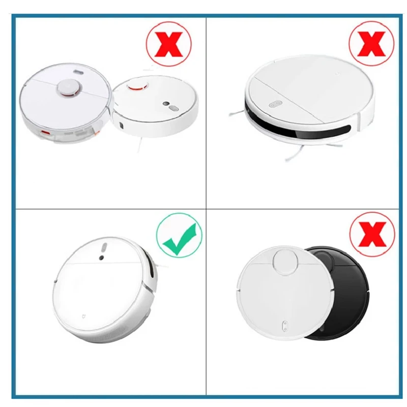 7 stück Zubehör Kit Für Xiaomi Mijia 2C STYTJ03ZHM Roboter Staubsauger Wichtigsten Seite Pinsel Filter Teile Zubehör