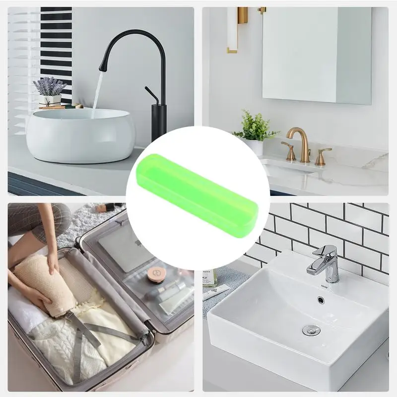 Toothbrush Case For Traveling Portable Travel Container For Toothbrush Germproof Toothbrushes Protector Brush Cap Case Breathabl
