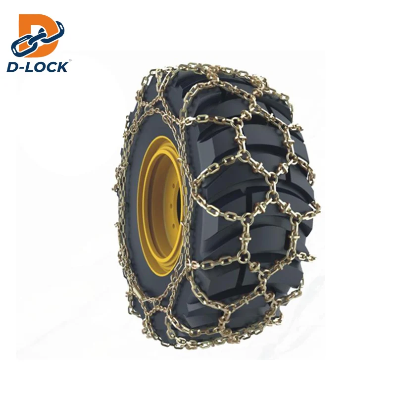 9.5mm 11mm 13mm Tractor Chain Manufacturer Direct Sales Tractor Chain High-Quality Hardened Stainless Steel Snow Tire Chain